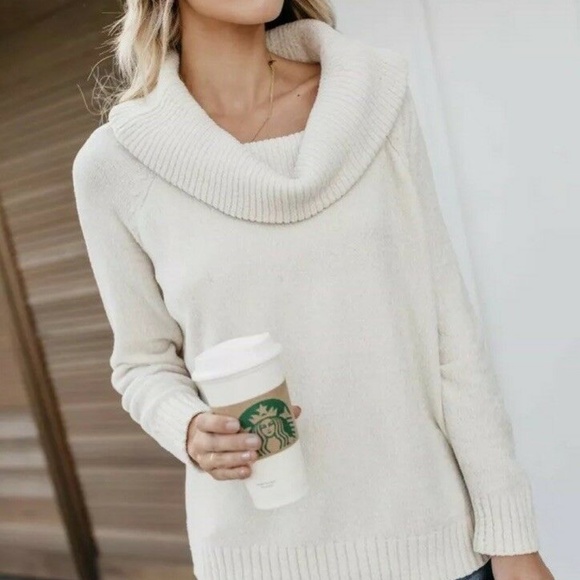 New Chenille Off the Shoulder Women's Cozy Sweater - Picture 5 of 8
